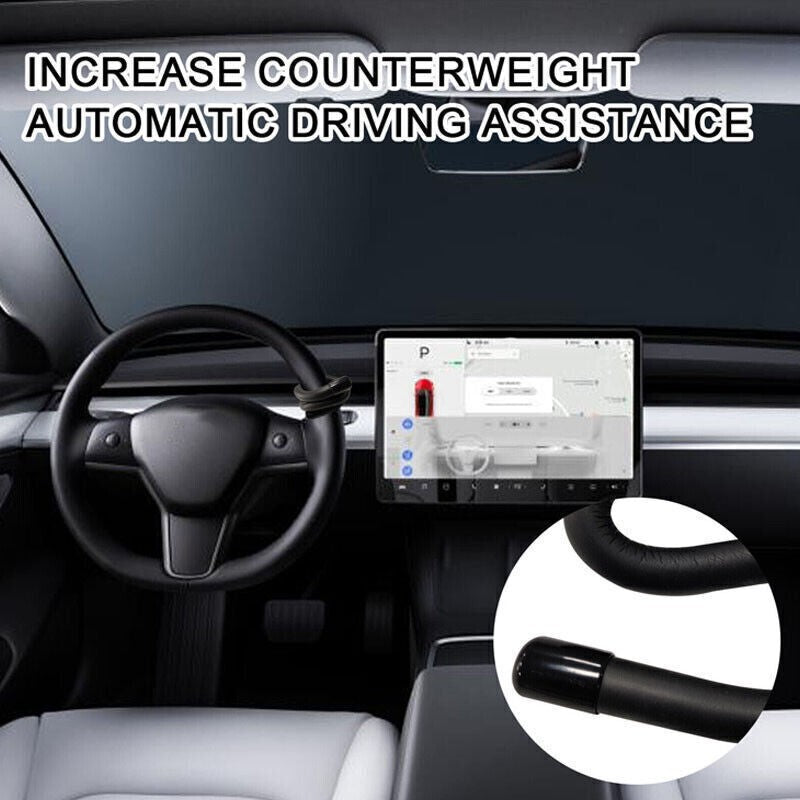 UKFor Tesla Model 3/Y/X/S Steering Wheel Booster Weight Autopilot Counterweight