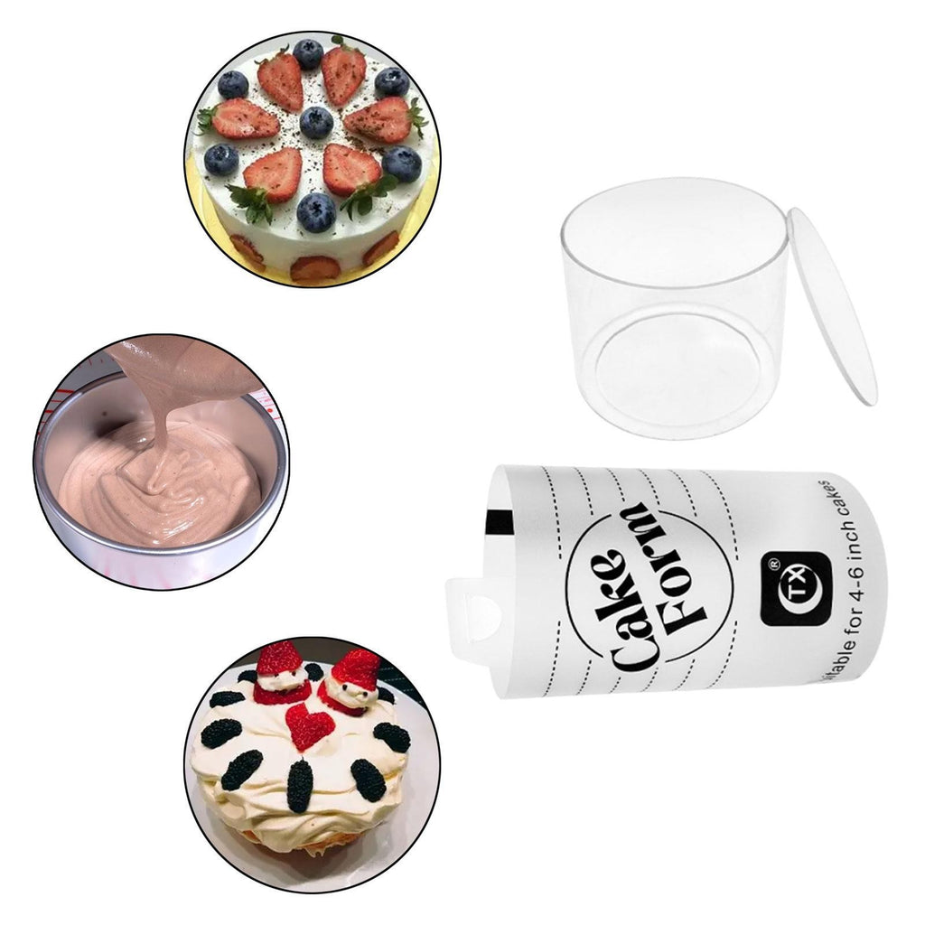 Acrylic Cake Form, Cake Making Tool for Beginners and Pros, Premium Accessory