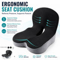 Memory Foam Car Seat Cushion Lumbar Support Pillow Office Chair Cushion UK Stock