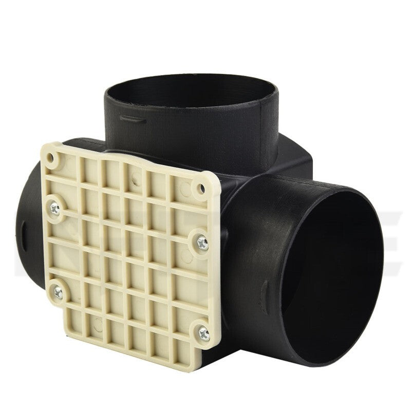 75mm T Branch Ducting Splitter w/ Regulating Flap Valve For Eberspacher Webasto
