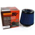 BLUE K&N 3inch 76mm Super Power Air Filter High Flow Performance Intake Cleaner