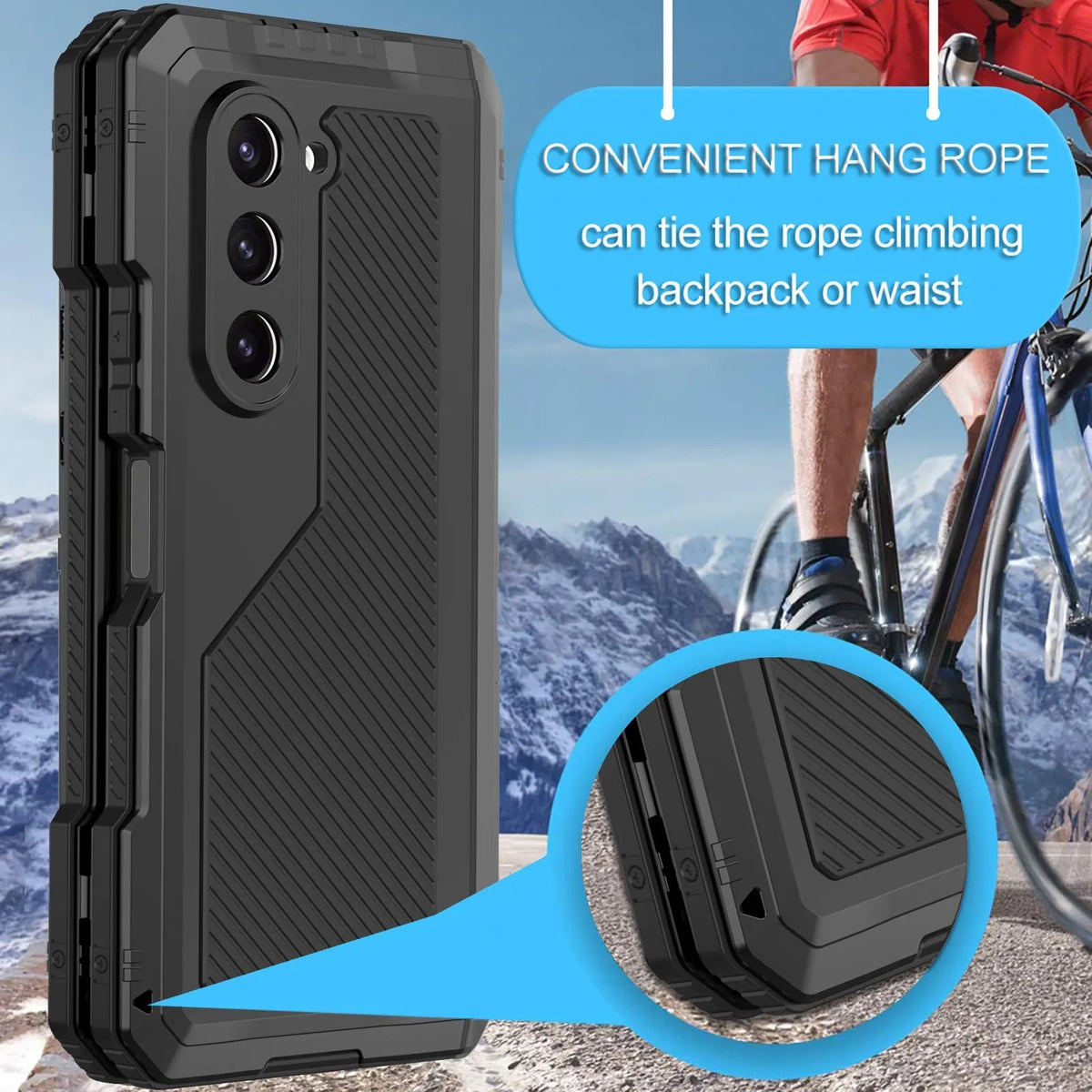 For Samsung Galaxy Z Fold 7 6 5 4 Metal Aluminum Shockproof Armor Case Cover