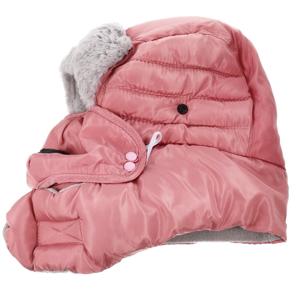 1 Set Winter Hat Mask Cotton Protective Hat Winter Hat Mask Skiing Hat