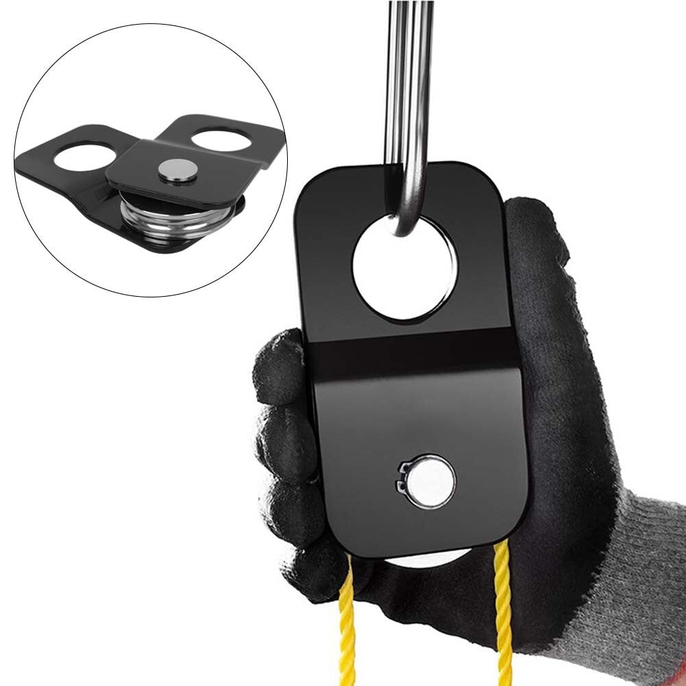 2X 4 Ton Snatch Block Pulley Snatch 8800 LBS Capacity Recovery Winch Heavy Duty