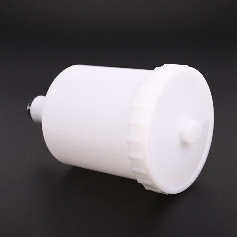 600ML Gravity Paint Spray Gun Cup Pot Replacement For Devilbiss Pro Pri FLG