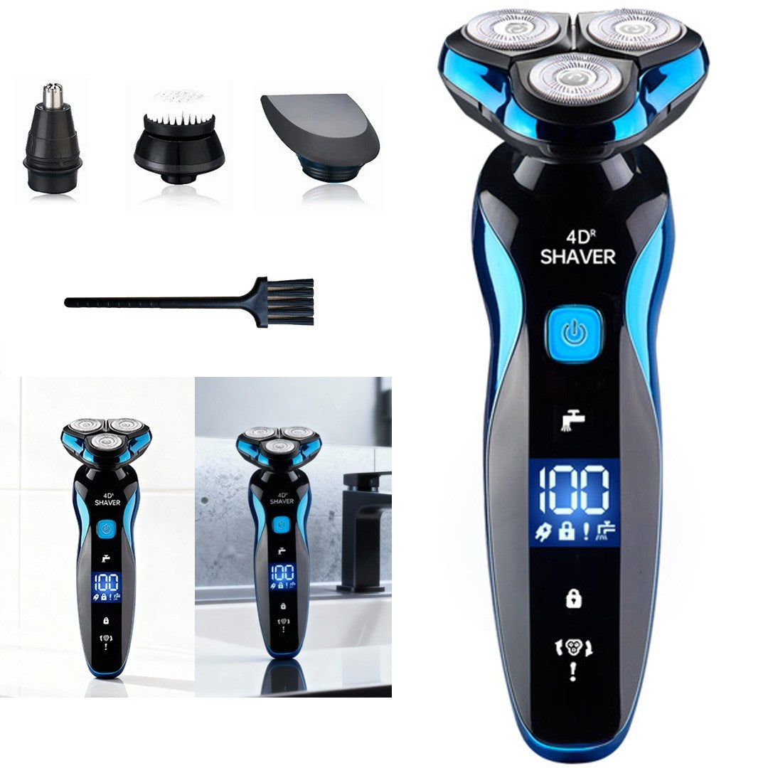 Shavers for Men Electric Razor Wet/Dry Rechargeable Rotary Cordless USB Charging