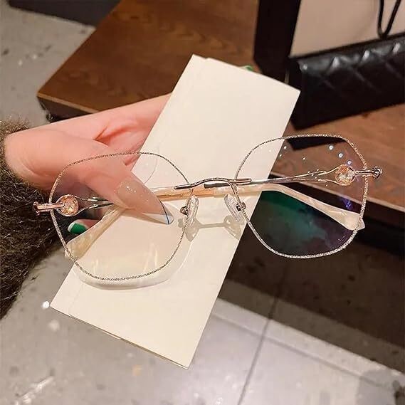 Women's Diamond Fashion Anti-Blue Light Presbyopia Reading Glasses