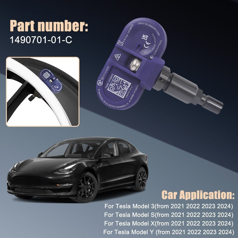 Pre-Programmed Tyre Pressure Sensor For Tesla Model 3 S X Y 2021-24 1490701-01-C