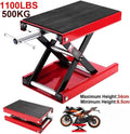 Motorcycle Scissor Jack Lift 500KG Motorbike Motorcycle Table Height Adjustable