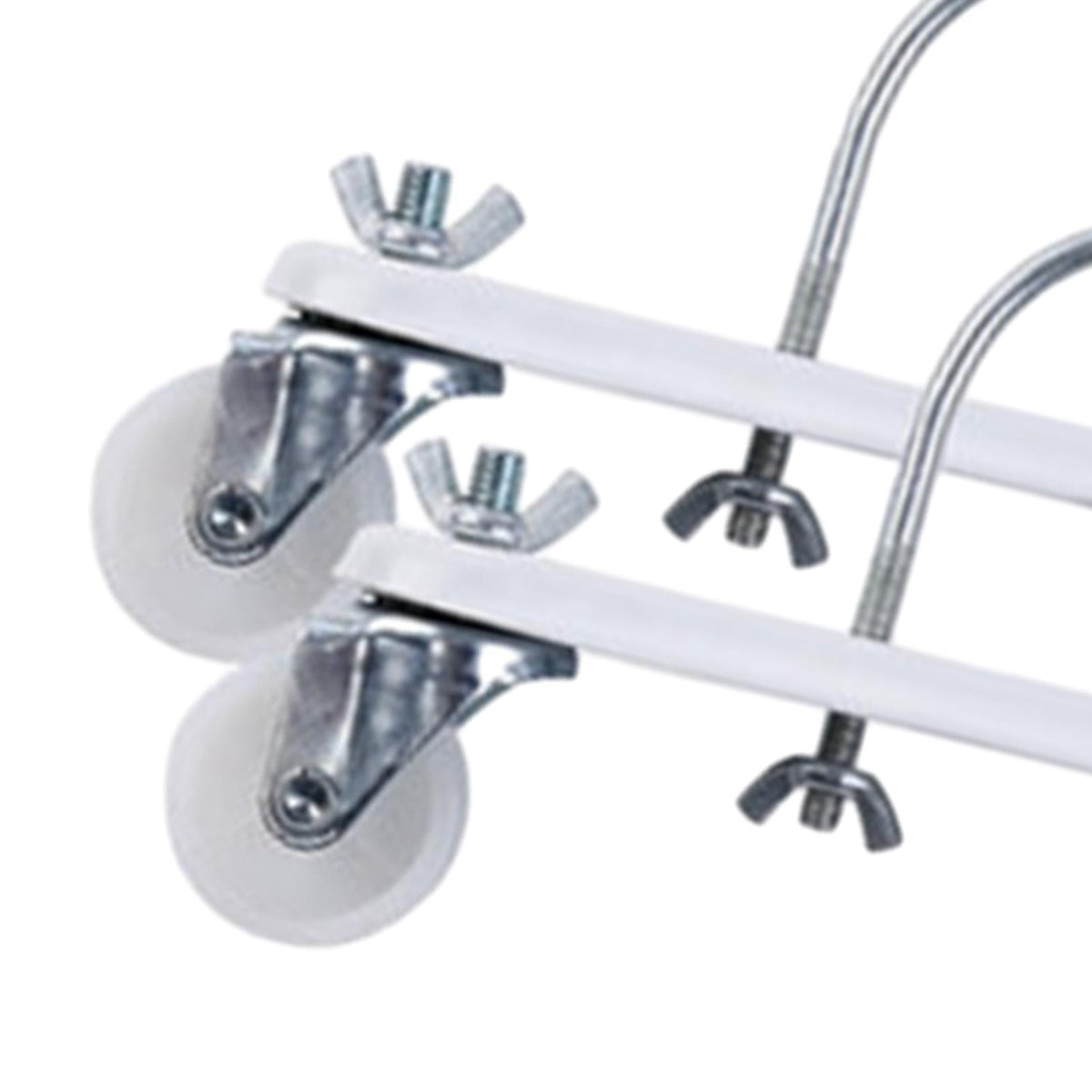 2Pcs Oil Filled Heater Caster Bracket with Wheels Spare Parts Smooth and Easy