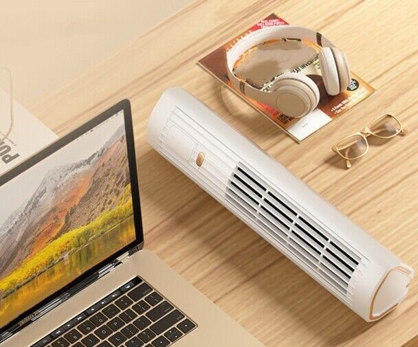 Shirem Cooling Ace portable air  cooling fan quiet with 3 speeds(White)