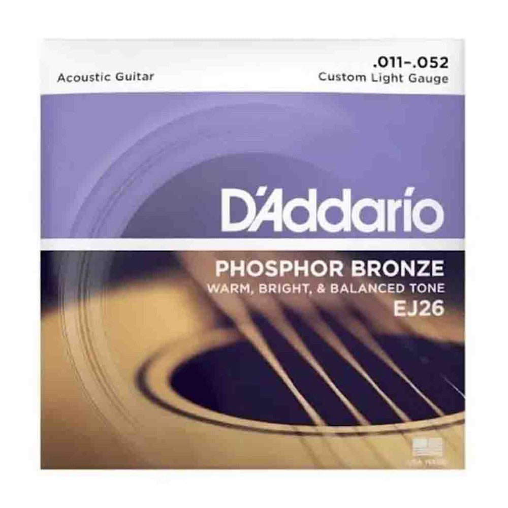 3PCS EJ26 Acoustic Guitar String Set Phosphor Bronze Custom Light 11 52 Gauge