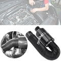 Universal Car Cold Air Filter Feed Enclosed Induction Intake Pipe Hose Kit UK