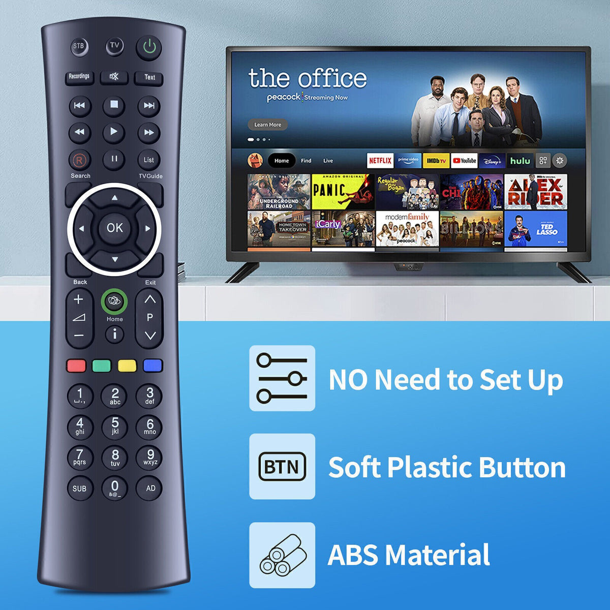 RM-I08UM For Humax Freesat Remote Control HDR-1100S HB-1100S HB-1000S