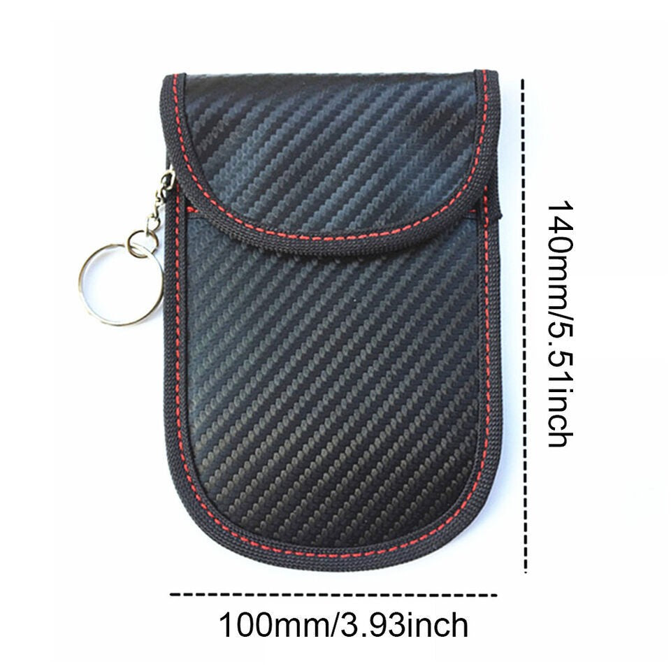 Faraday Box and 2 Large RFID Blocking Pouches Car Key Signal Blocker Anti Theft