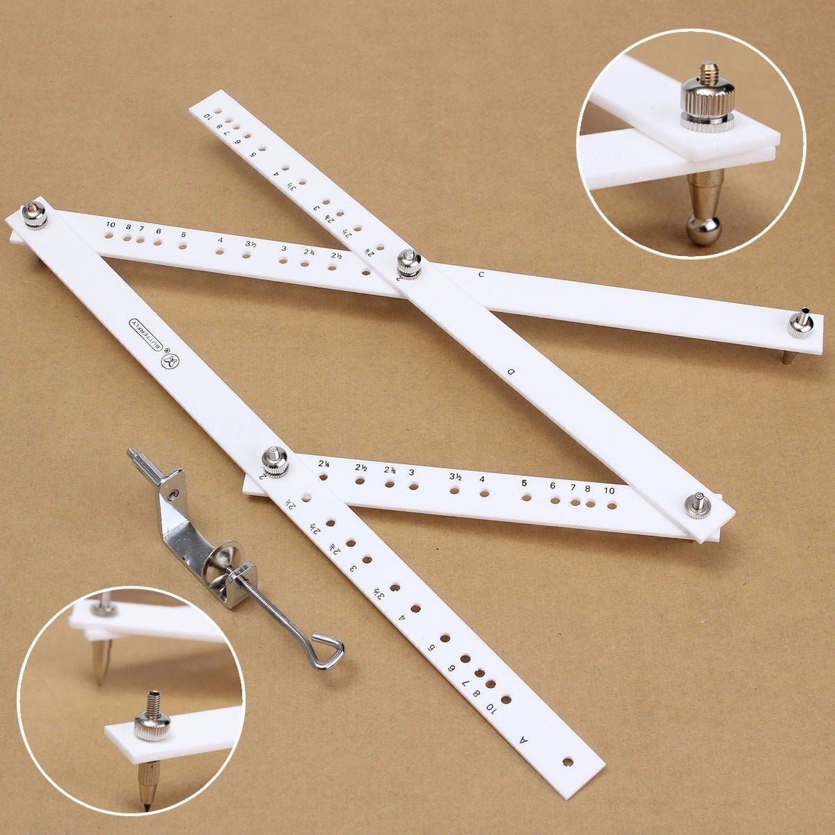 Artist Pantograph Copy Drawing Reducer Enlarger Drawing Tool 34Cm Art Cra F3