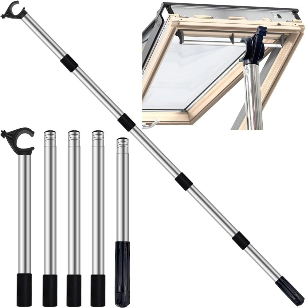 2M Window Pole Opener Compatible with Velux GGL & GGU Skylight Roof Windows UK
