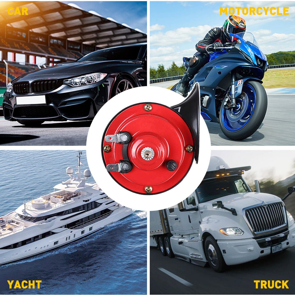 300DB Super Train Horn For Trucks SUV Motorcycles Car-Boat 12V Vehicle Universal