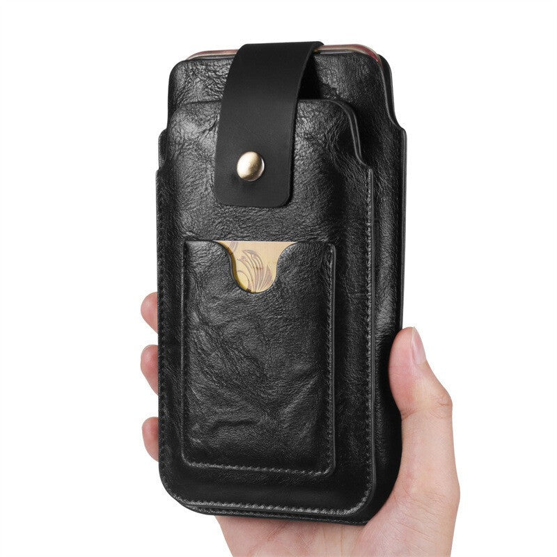 Universal mobile phone belt clip pouch bag wallet purse pu leather holster case