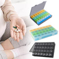 28 Day Pill Organiser Monthly Pill Box Large Organizer By Week Pillbox Portable