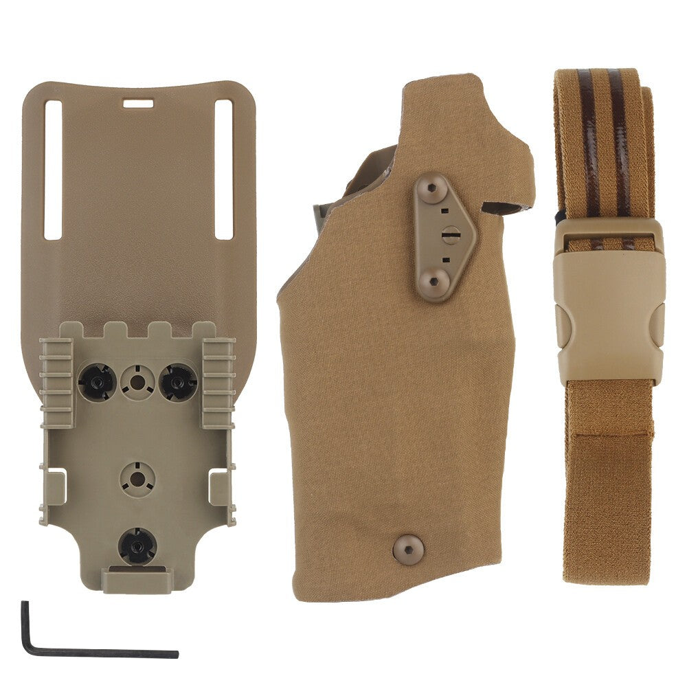 6354DO Tactical Pistol Holster for Glock 17 with X300/X300U Flashlight 54DO