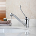 Hospital Medical Faucet Long Handle Single Hole Mixer Faucet Arm Touch Wash Taps