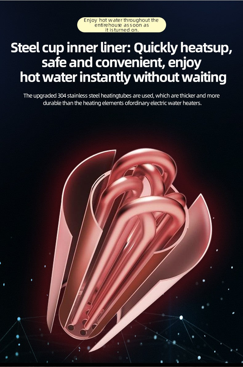 5500W Instant Electric Tankless Water Heater On‑Demand Hot Water Shower
