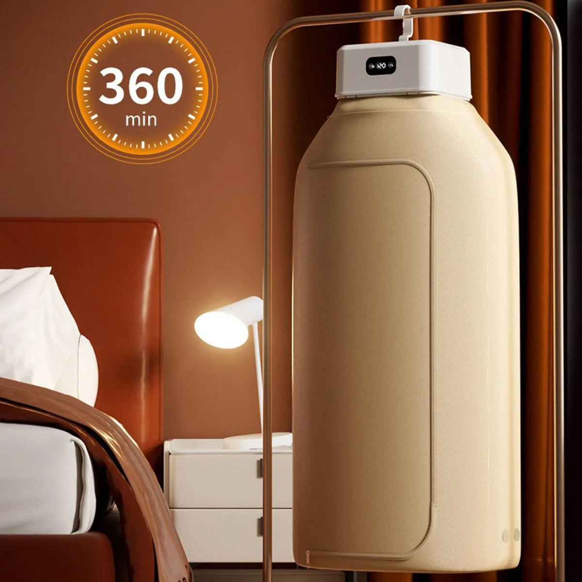Foldable Portable Electric Clothes Dryer Hot Air Dry Machine Travel Buddy Home