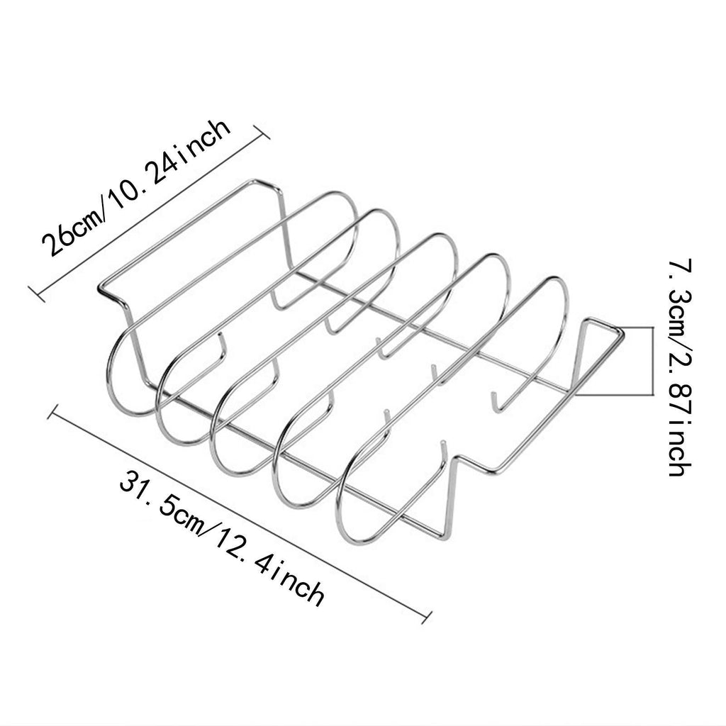 BBQ Non Stick Rib Rack Accessories 26x31.5x7.3cm