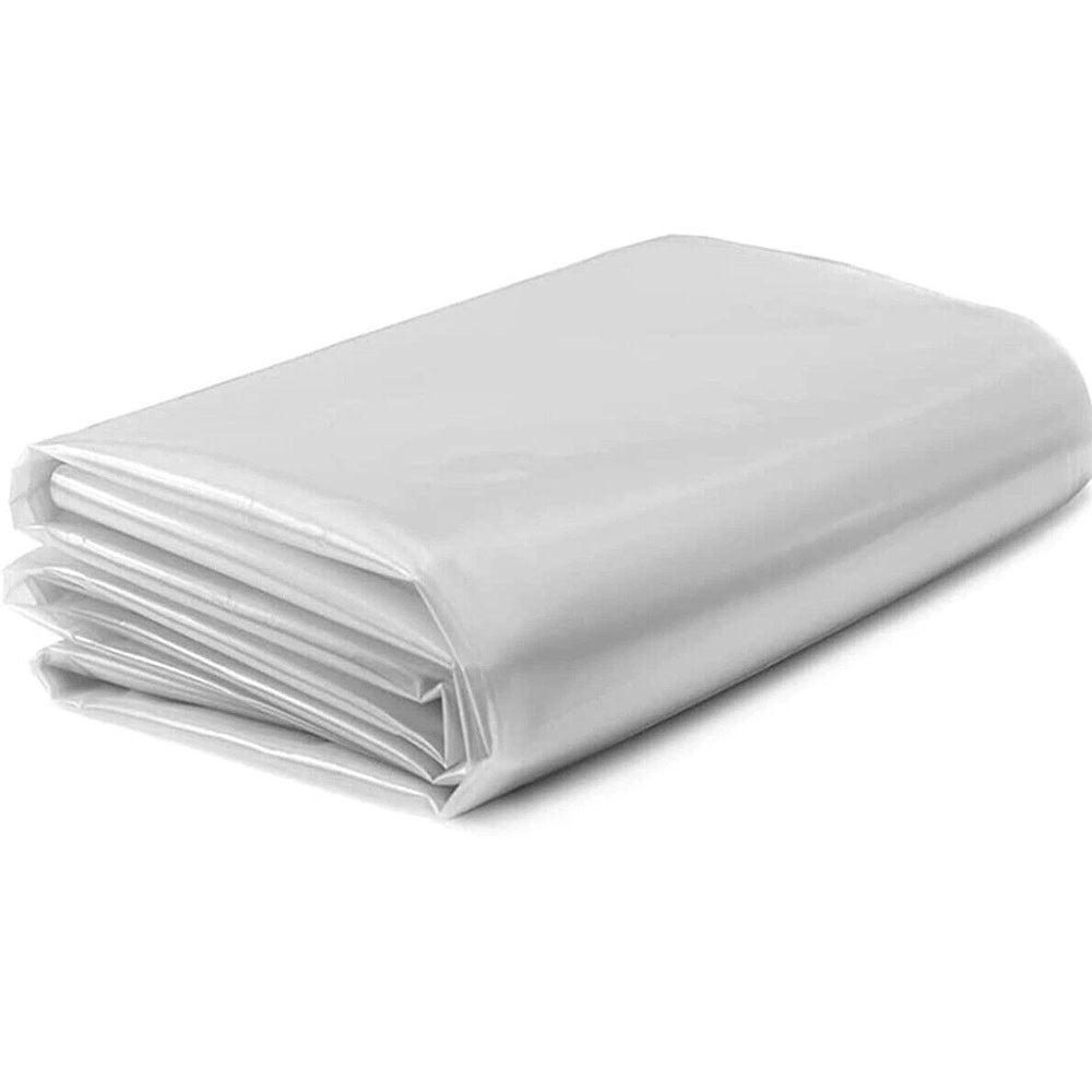 Heavy Duty Thick Clear Film Poly Tunnel Plastic Sheet Garden Greenhouse Cover UK
