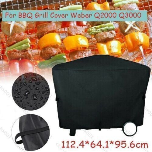 Grill cover waterproof cover for Weber Q3000 Q2000 112x64x95cm .