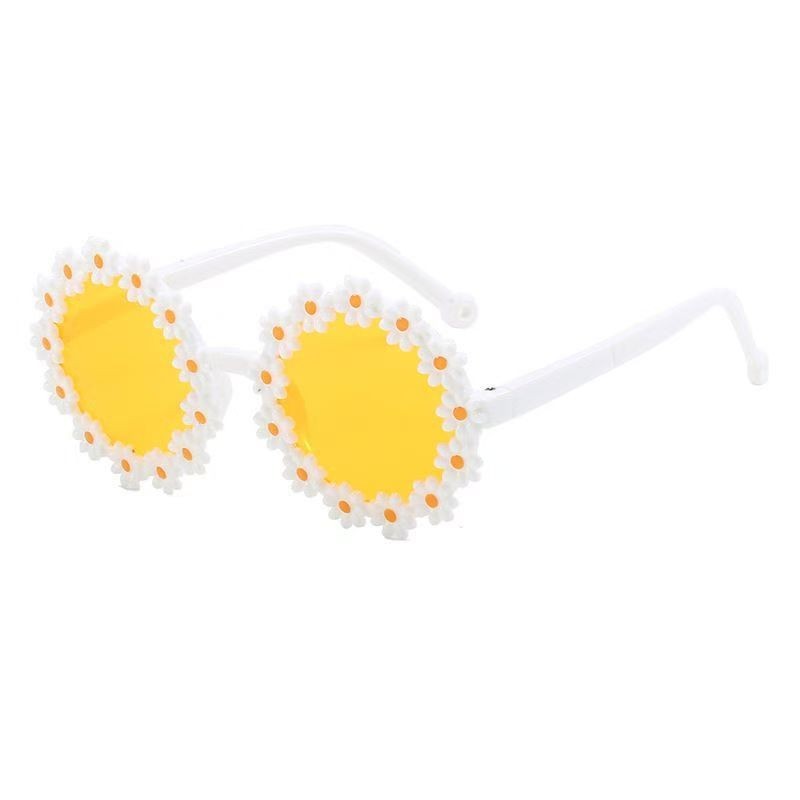 Cute Flower-Shaped Sun-Protective Sunglasses For Children