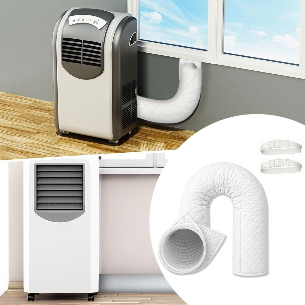 Air Conditioner Hose Cover 80 Inches Long With Insulation For Energy Saving
