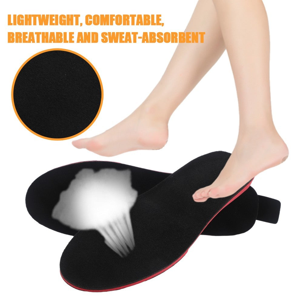 Heated Insoles Rechargeable Electric Heated Shoes Insoles with Remote Control