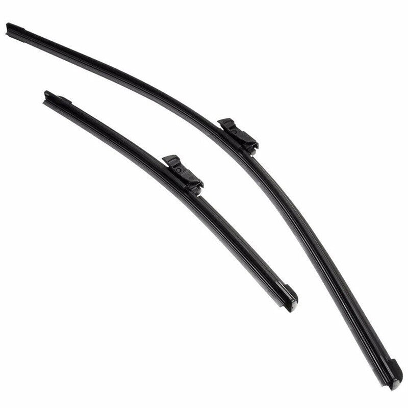 3PCS 24" 14" 11" Front & Rear Windscreen Wiper Blades Set For Fiat 500 Ford KA