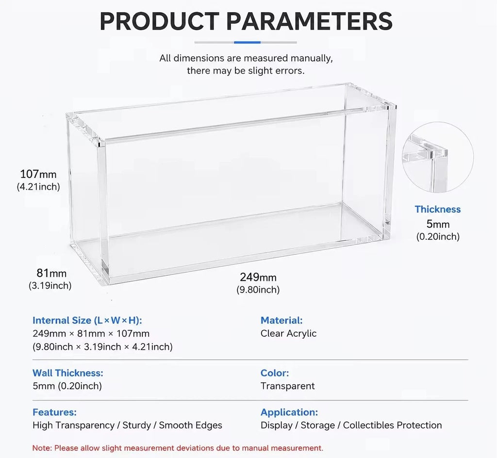 Pokemon Acrylic Case Protector For Hiroshima/Tohoku/Fukuoka Box Storage UK STOCK
