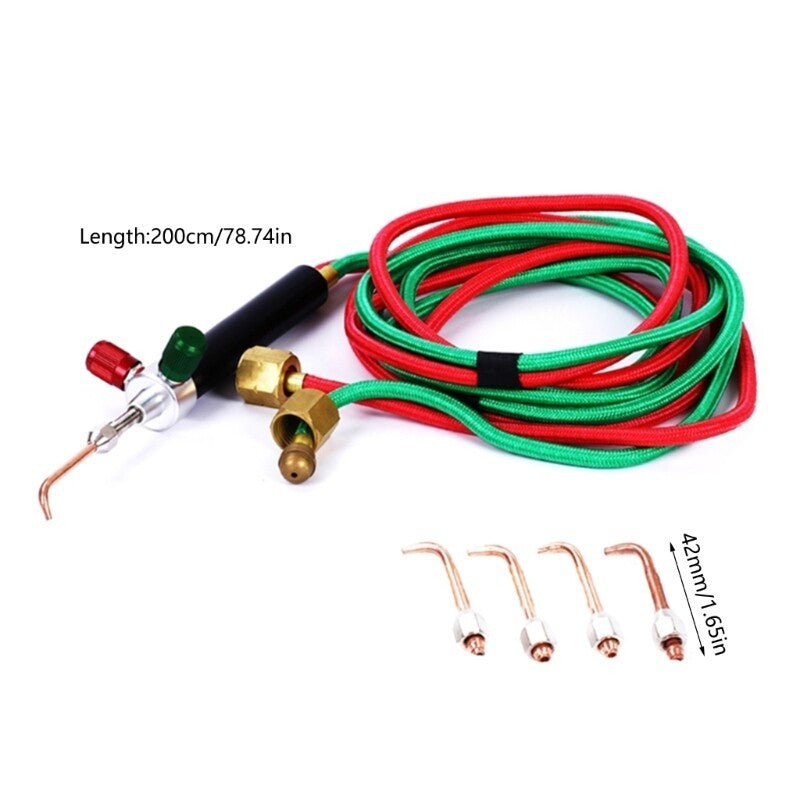Mini Gas Little Torch Welding Soldering Kit Oxygen Acetylene Gun For Metal