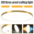Bathroom Kitchen Living Room Thin LED Ceiling Light Round Panel Down Lights Lamp