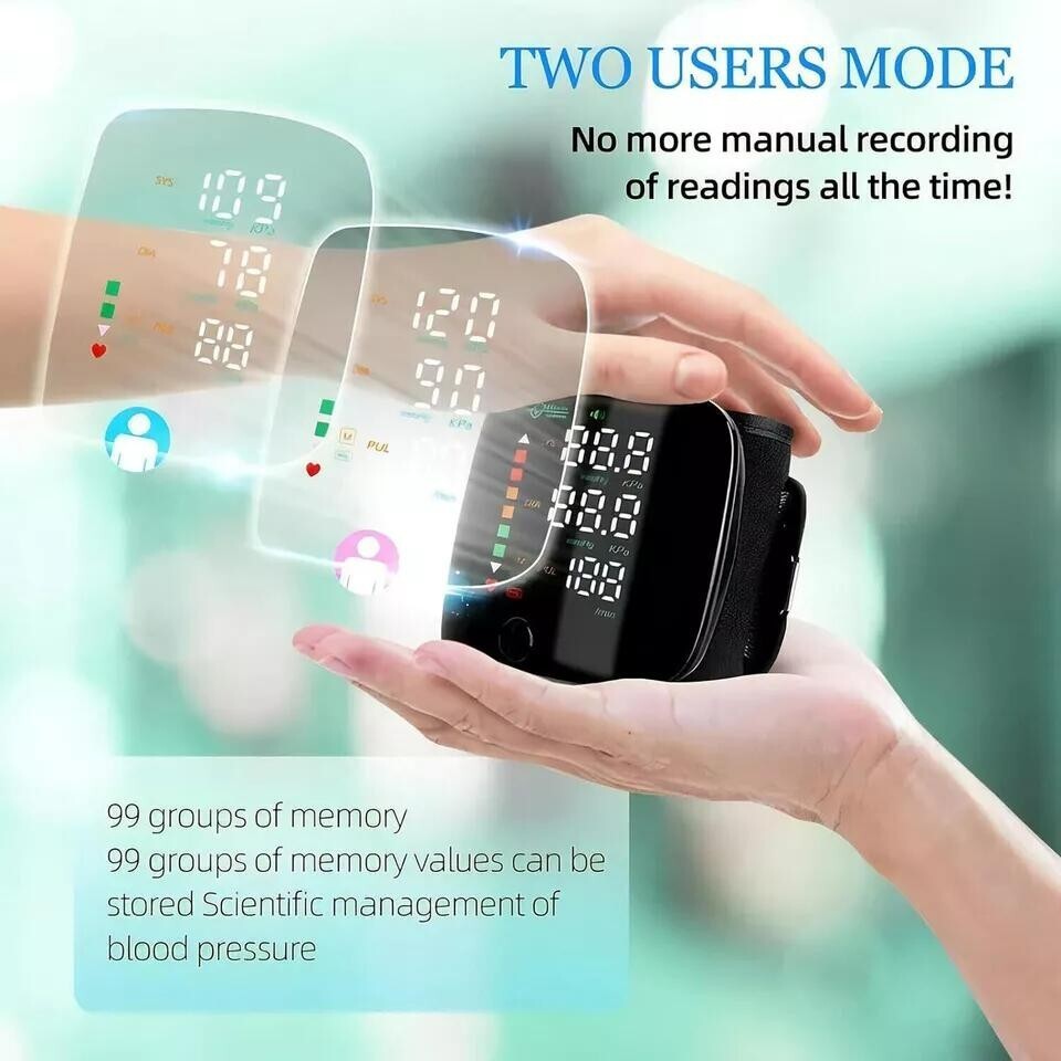 Automatic Blood Pressure Monitor Electronic BP Machine with Pulse Rate
