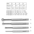 3mm-13mm Small Hole Telescopic Bore Gauge Kit 4 Pieces Full Ball Measuring Gage