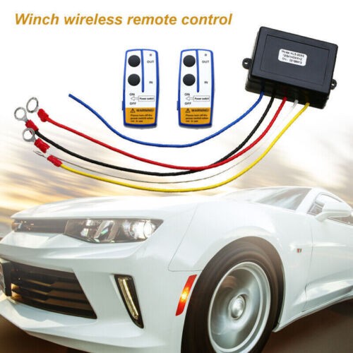 12V Electric Wireless Winch Remote Control Handset Heavy Duty Truck ATV SUV