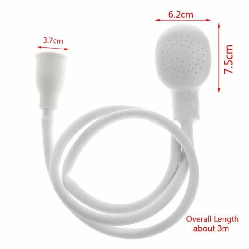 3M Push On Single Tap Bath Sink Shower Head Hose Kit For Hairdresser Pet