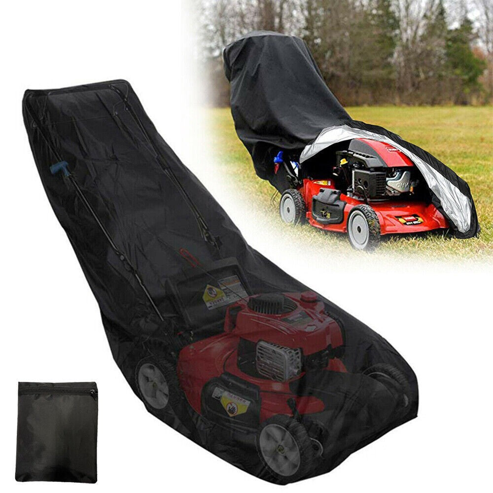 Universal Large Waterproof Lawn Mower Cover Heavy Duty Push Mower UV Protector