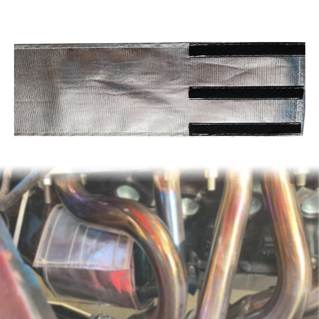 Universal Starter Heat Shield Barrier Aluminum and Fiberglasss Starter Heat