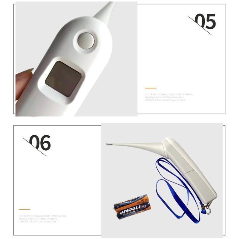 Livestock Thermometer Digital Thermometer Fast Rectal Thermometer for Cow Horse