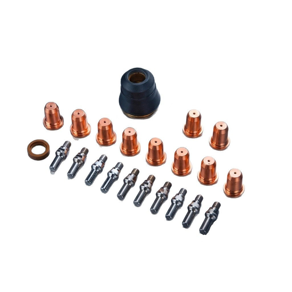 22 Pieces Plasma Cutter Torch S45 Accessories, PT40 PTM-60 Welding Kit 0.8mm