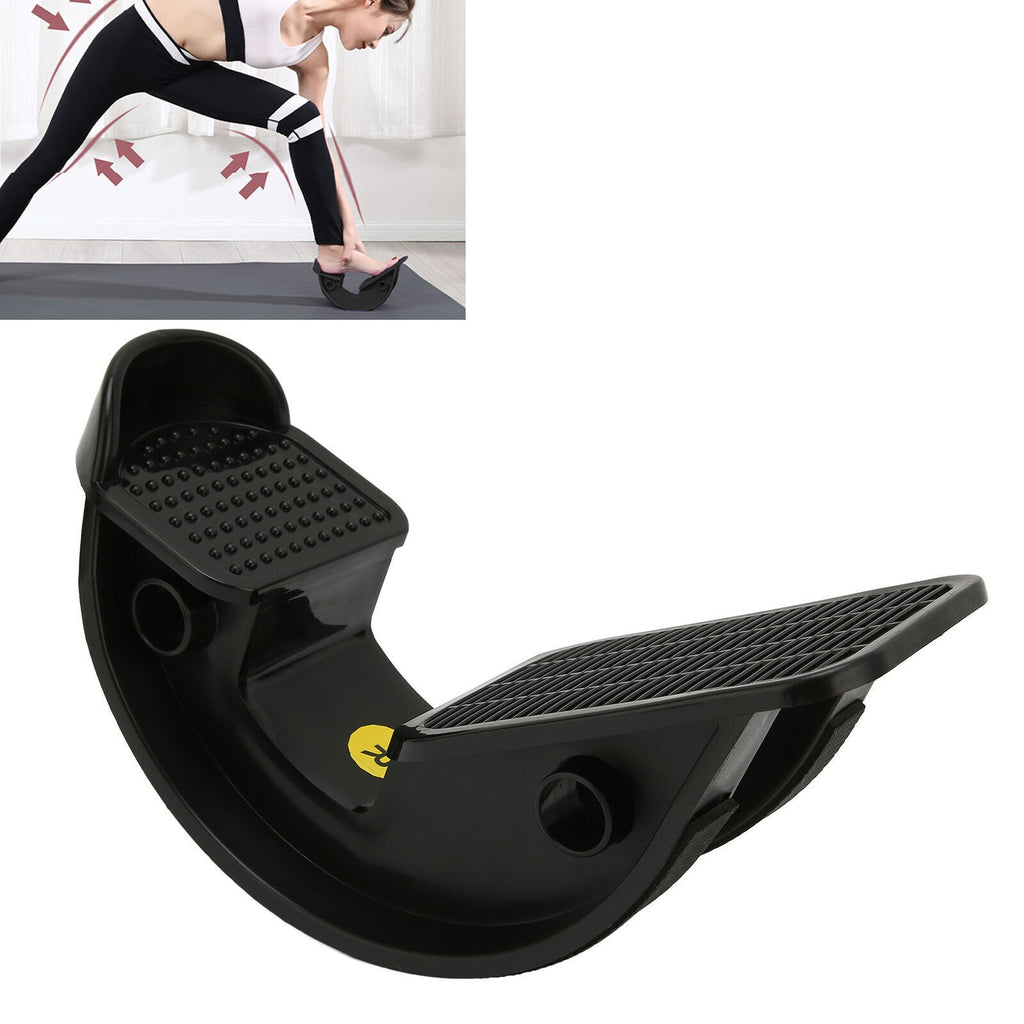 New Calf Support Tendon Achilles Black Ankle Stretch Rocker Foot Stretcher