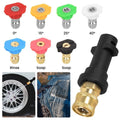 7 Nozzles Adapter Pressure Washer Spray Lance Wand Fit Karcher K2 K3 K4 K5 K6 K7