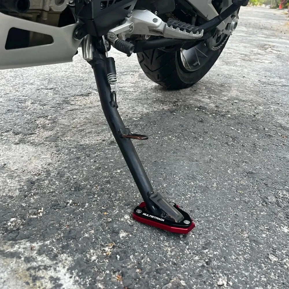 For DUCATI Multistrada 950 1260 1100 1200S/GT Kickstand Side Stand Extension Pad