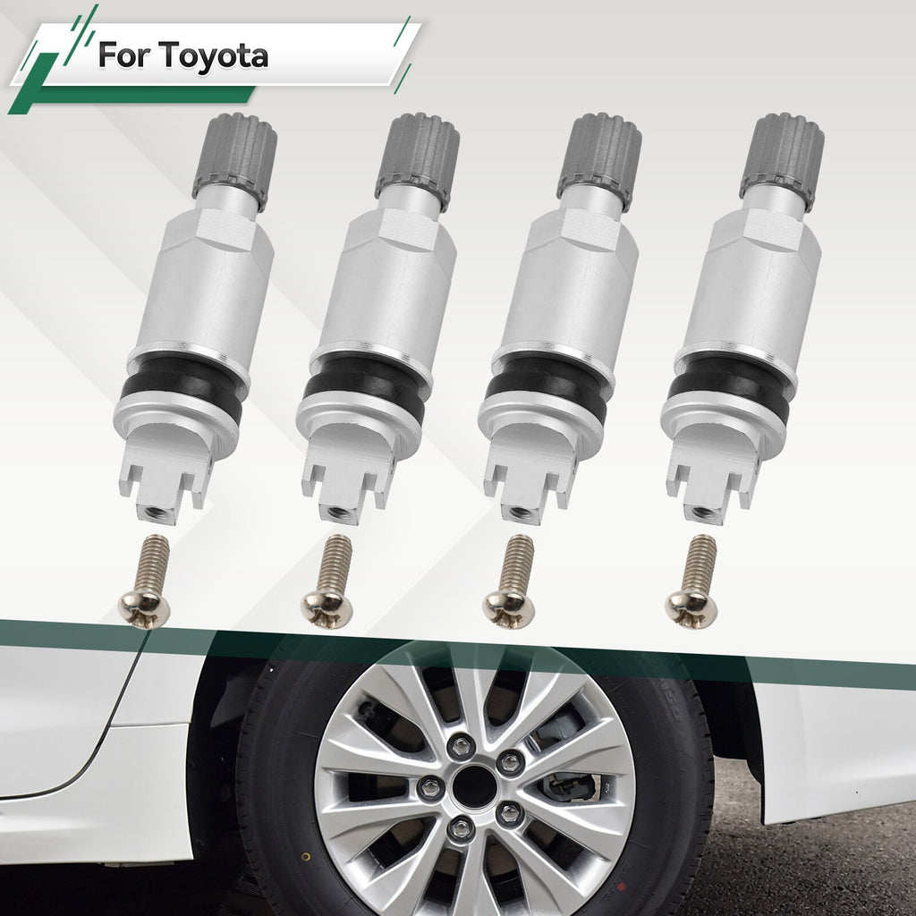 4X TPMS Valve Stem Tyre Pressure Sensor For Toyota Camry C-HR Yaris Land Cruiser